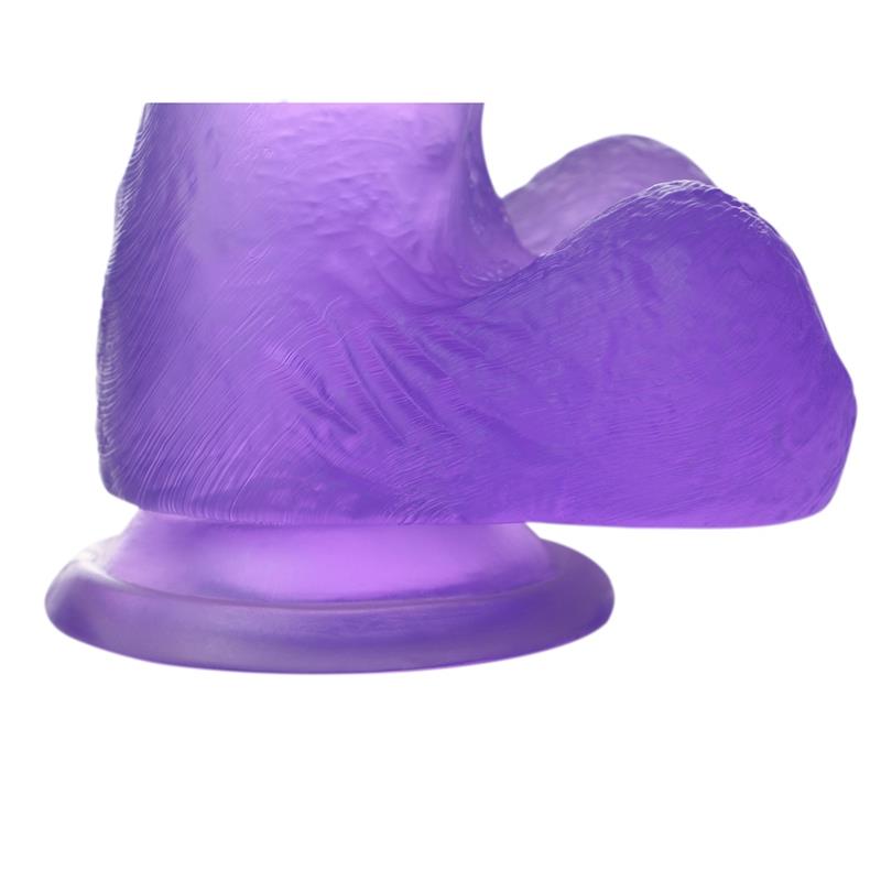 Dildo Jelly Studs 7 Púrpura - Imagen 3