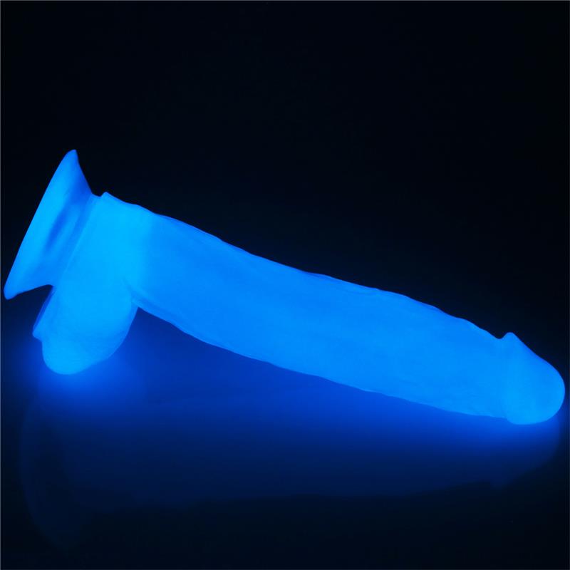 Dildo Lumino 10 Luz Azul - Imagen 4