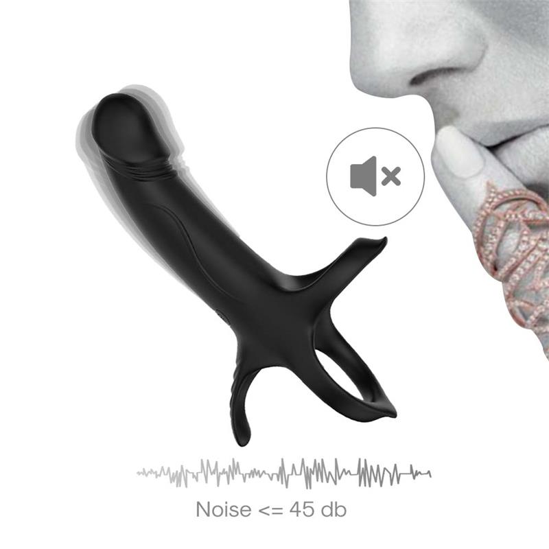 Dildo para Penetración Doble con Vibración - Imagen 6