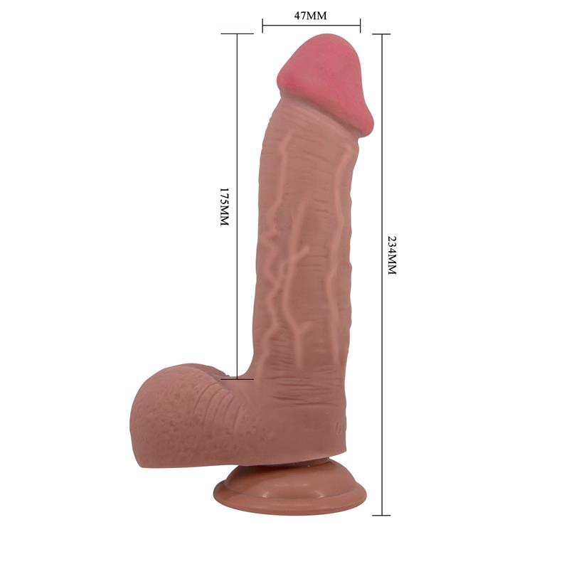 Dildo Realista con con Piel Retractil 9,2 - Imagen 3