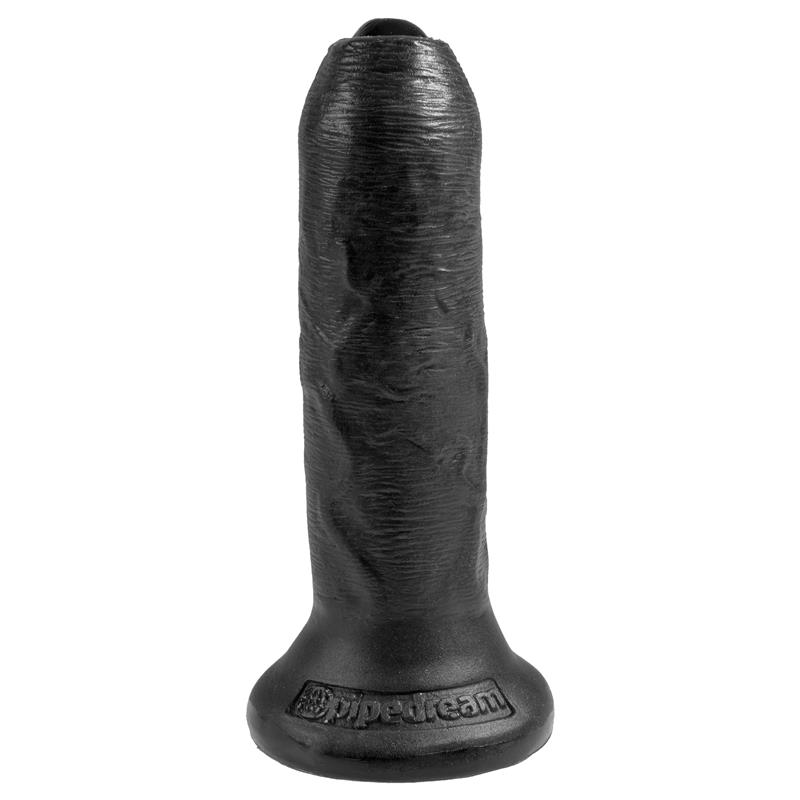 Dildo Realista con Glande Retráctil Color Negro 6