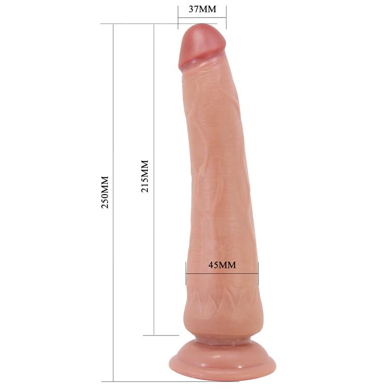Dildo Realista con Piel Deslizante Retractil 25 cm - Imagen 3