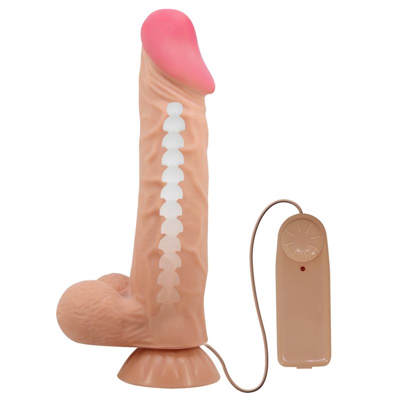 Dildo Realista Doble Densidad Piel Deslizante Retractil 24 cm - Imagen 6