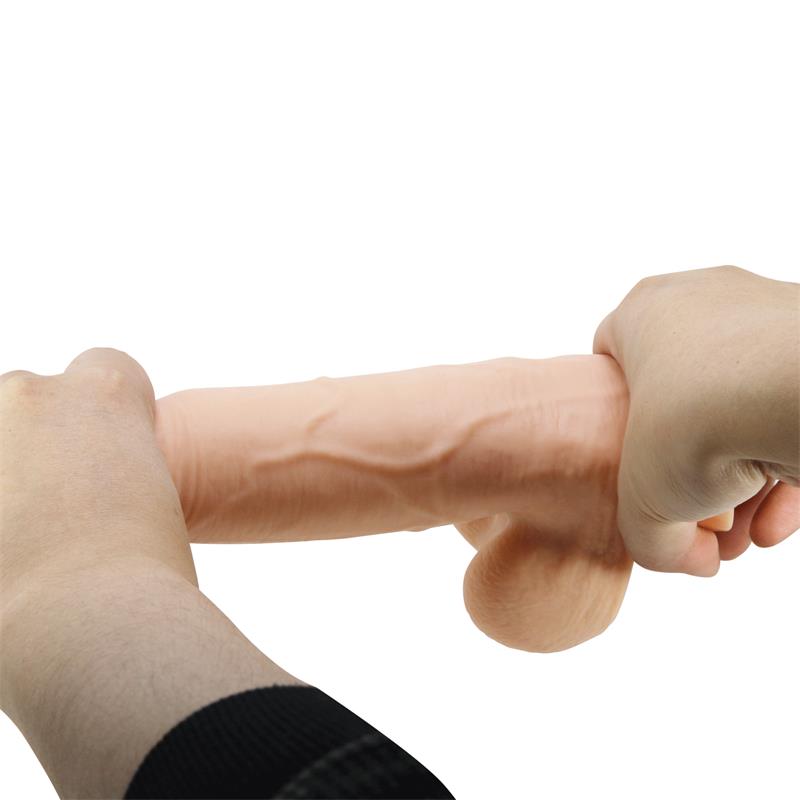 Dildo Realista Doble Densidad Piel Deslizante Retractil - Imagen 6