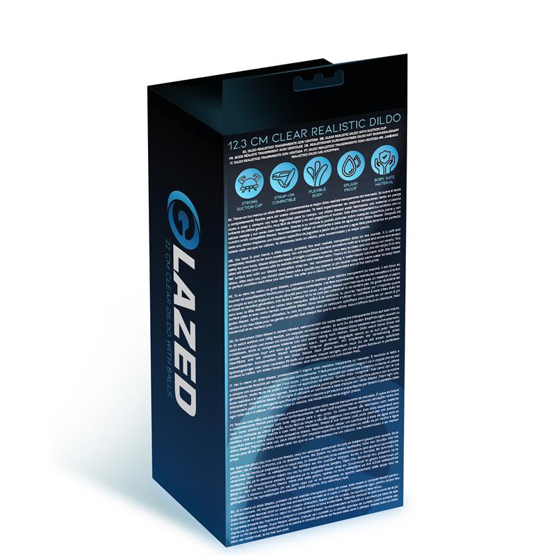 Dildo Realista Material Cristalino 12,3 cm - Imagen 4