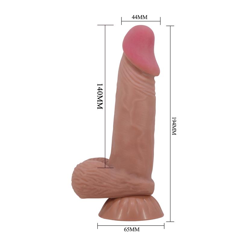 Dildo Realista Piel Deslizante Retractil 8,1 - Imagen 5
