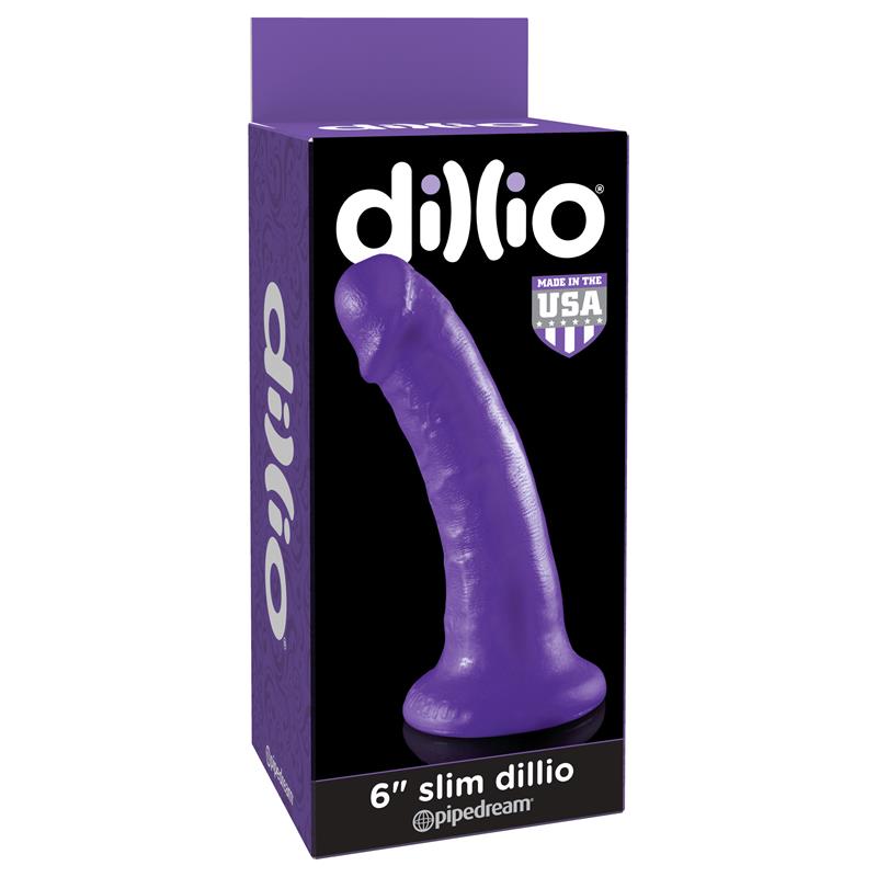 Dildo Slim 15,2 cm Púrpura - Imagen 5