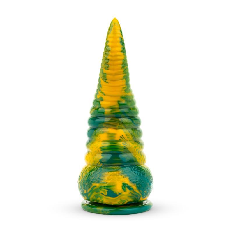 Dildo Tentacle Delight Verde y Amarillo 22.4 cm - 8.8 - Imagen 6