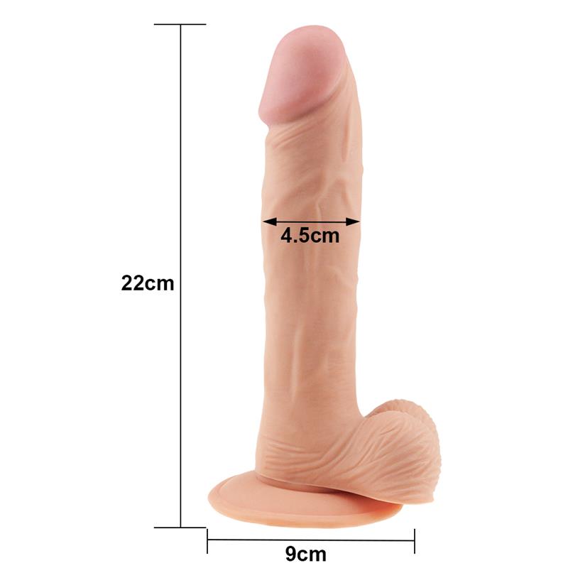 Dildo The Ultra Soft Dude 9 Natural - Imagen 5