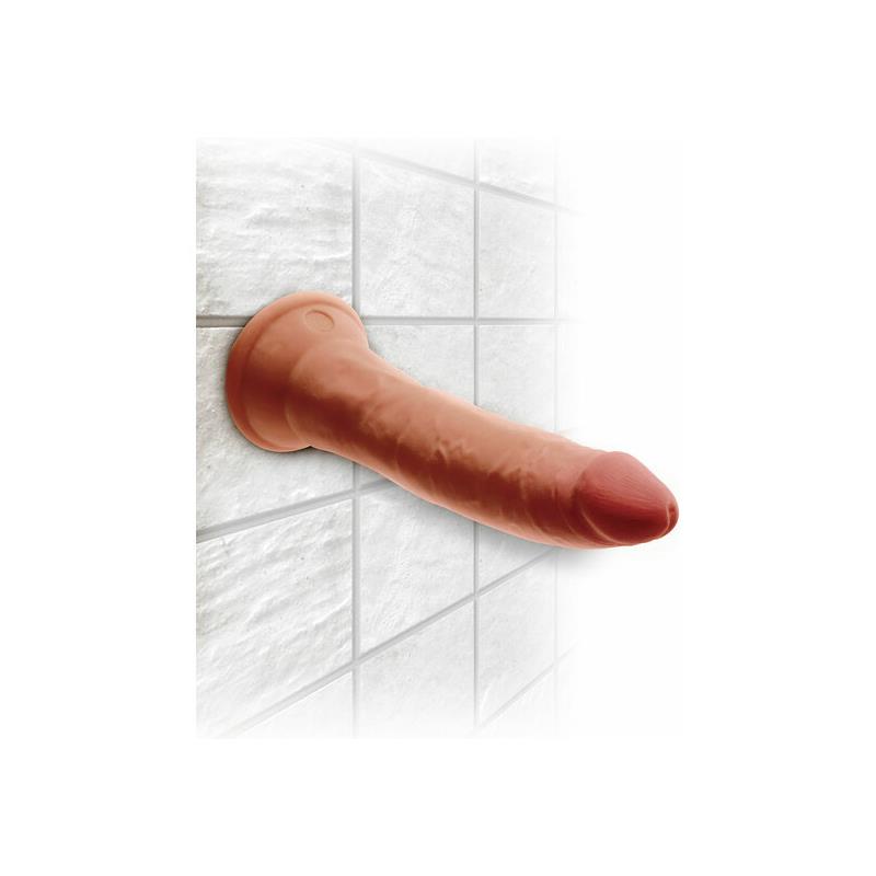 Dildo Triple Densidad 7 Caramelo - Imagen 4