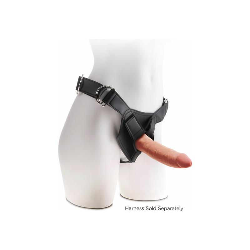 Dildo Triple Densidad 7 Caramelo - Imagen 5