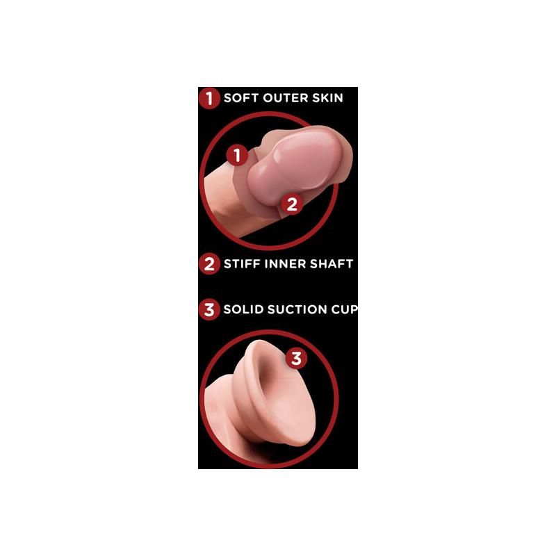 Dildo Triple Densidad Testiculos Oscilantes 8 - Imagen 4