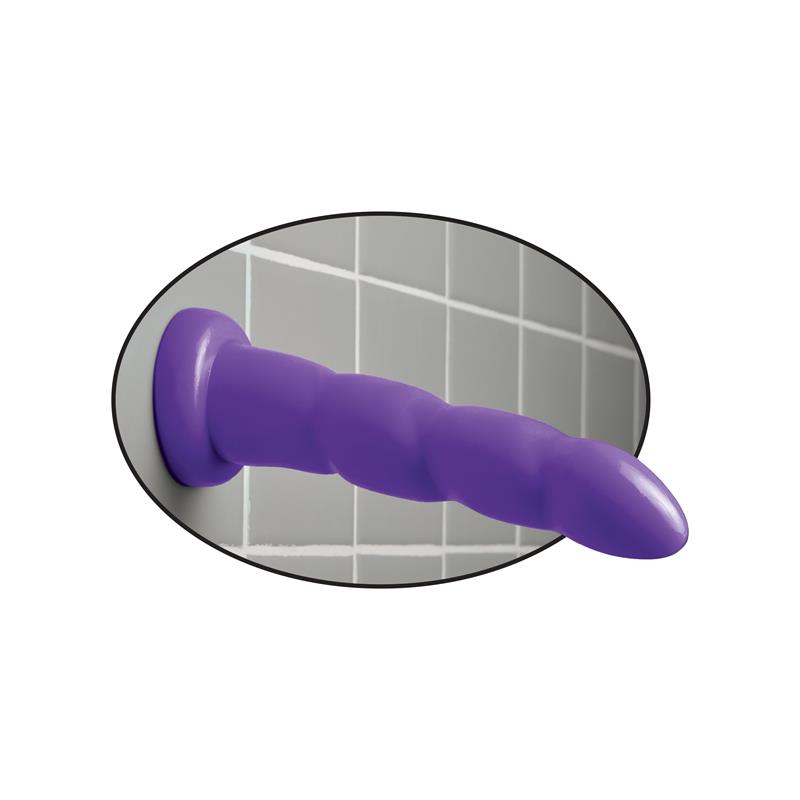 Dildo Twister 15,2 cm Púrpura - Imagen 4