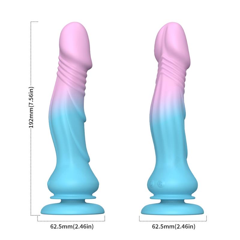 Dildo Vibrador con Thrusting y Ventosa 19.2 cm - Imagen 4