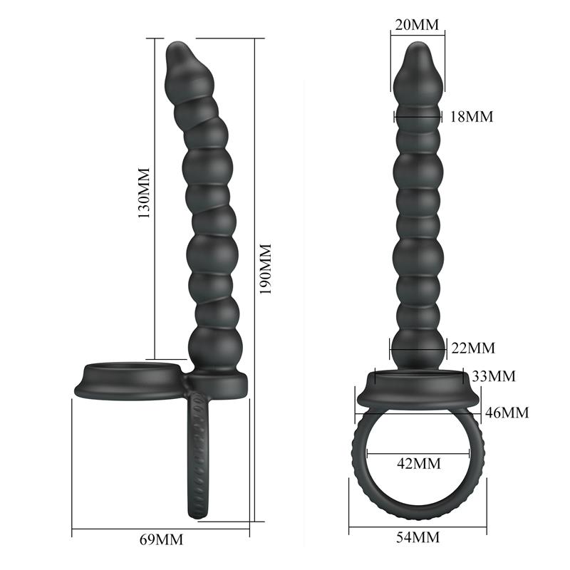 Dillion Cadena Anal con Anillo para el Pene - Imagen 5