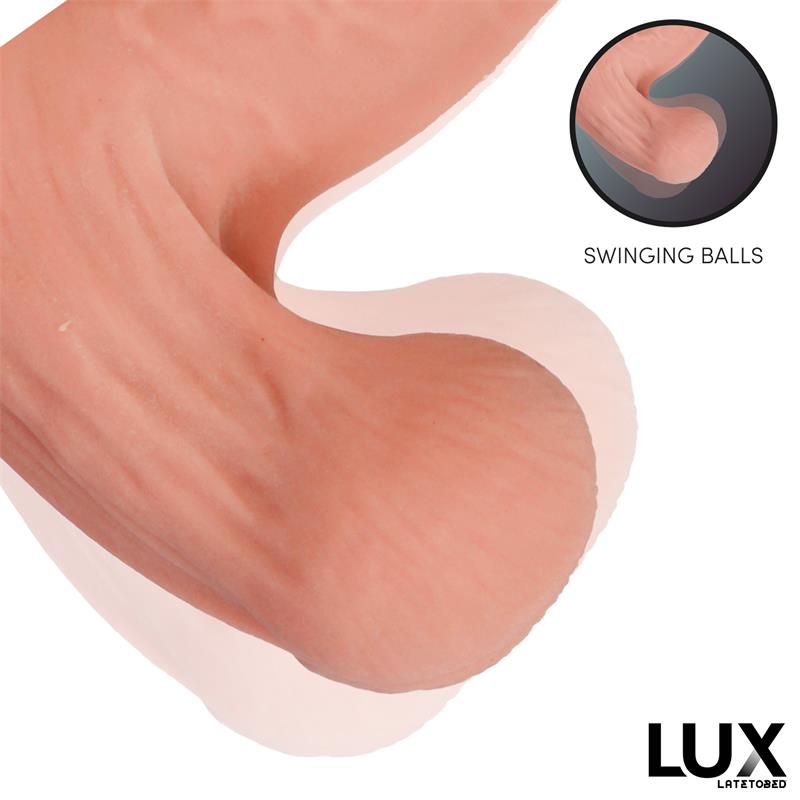 Dirk Dildo Triple Densidad con Testículos Oscilantes 10 - Imagen 6