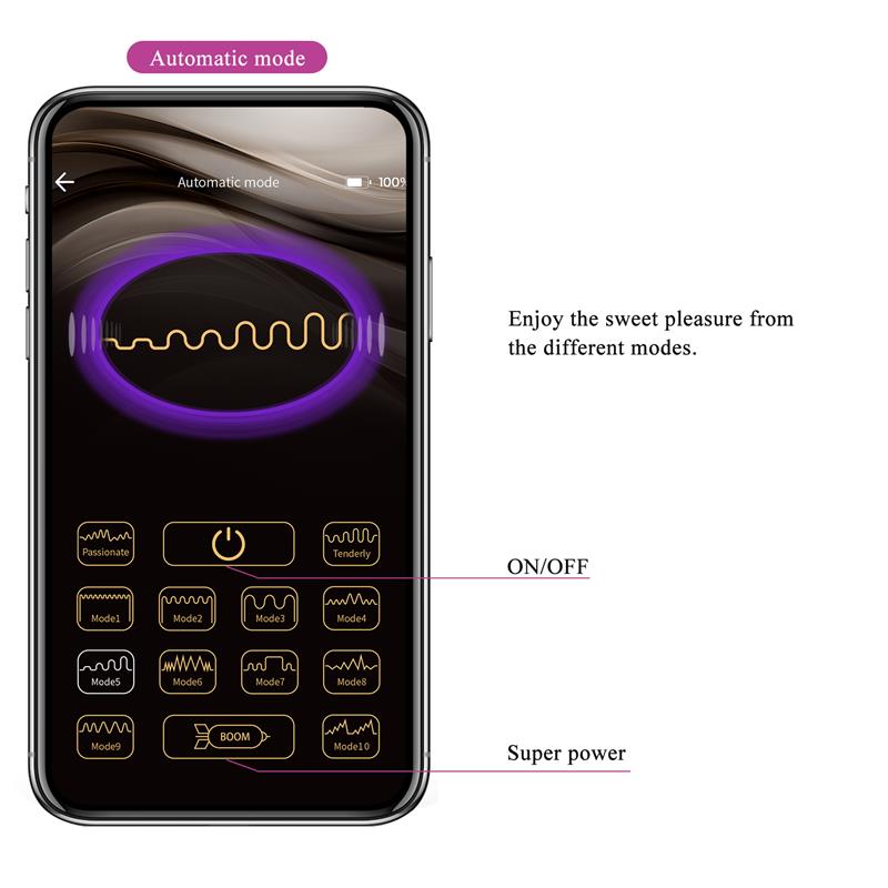 Doreen Huevo Vibrador con Electro Shock y App - Imagen 6