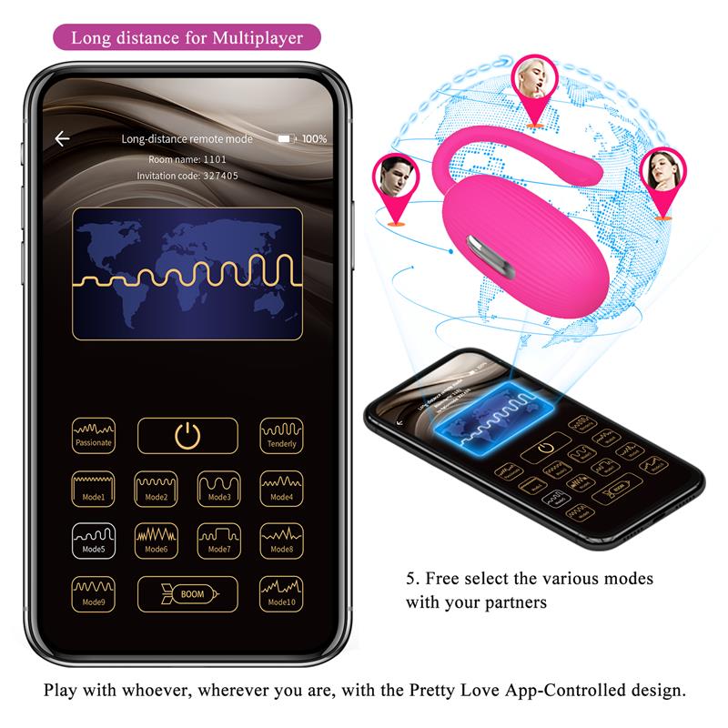 Doreen Huevo Vibrador con Electro Shock y App - Imagen 9