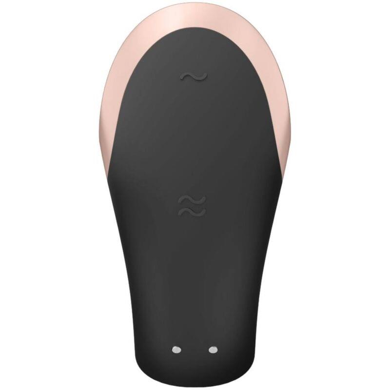 Double Love Luxury Vibrador Para Parejas con App Negro - Imagen 4