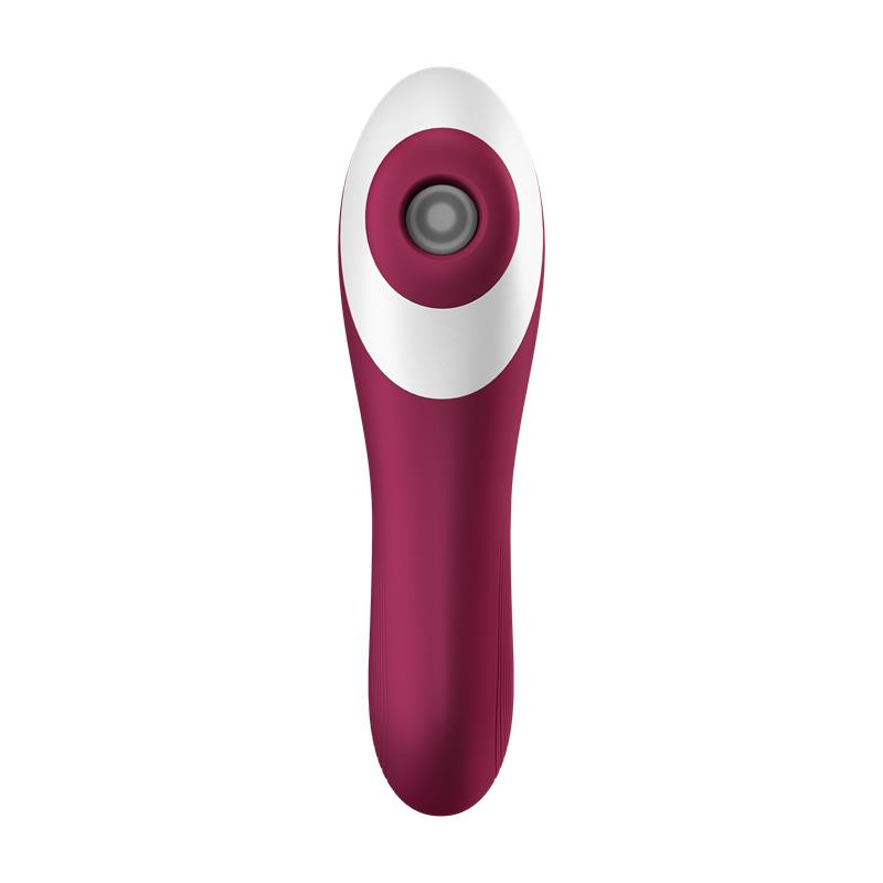 Dual Crush Vibrador y Succionador USB Rojo - Imagen 4