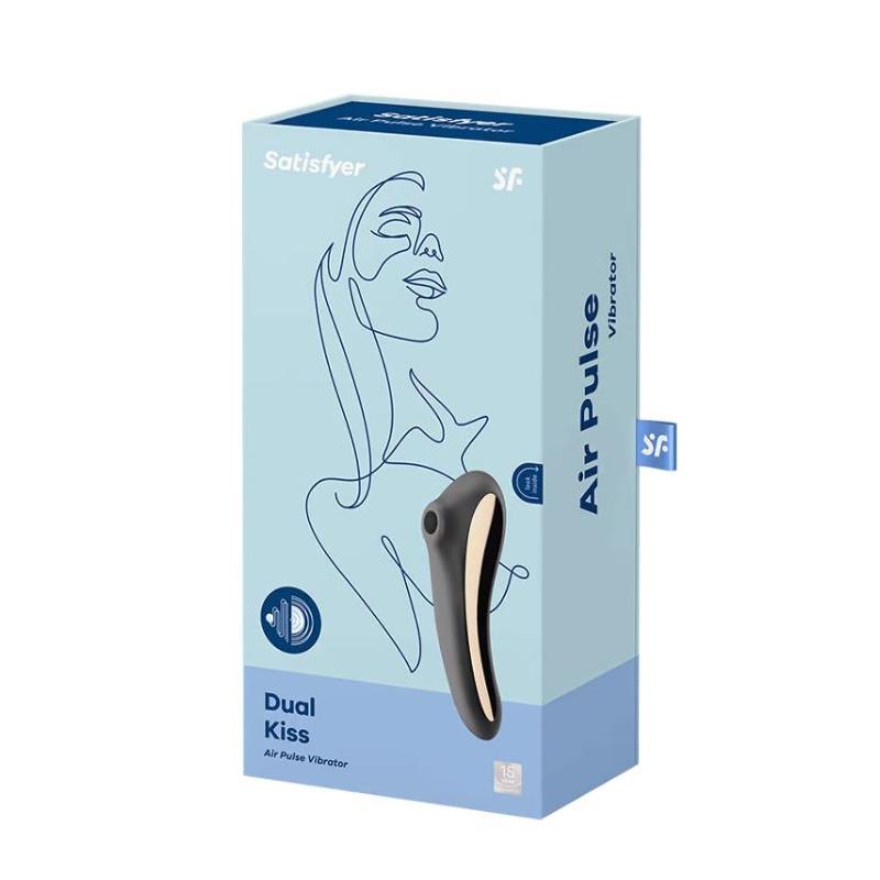 Dual Kiss Succionador y Vibrador 2 en 1 Negro - Imagen 3