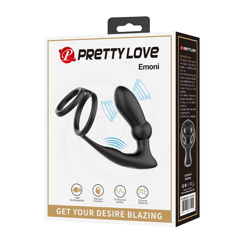 Emoni Anillo Vibrador para el Pene y Plug Anal - Imagen 4
