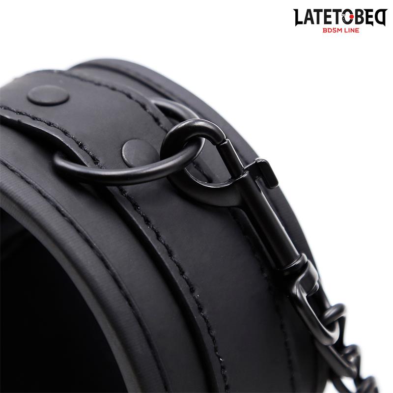 Esposas con Cadena Negro Sólido - Imagen 3