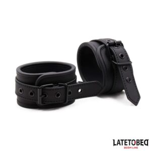 Esposas con Cadena Negro Sólido