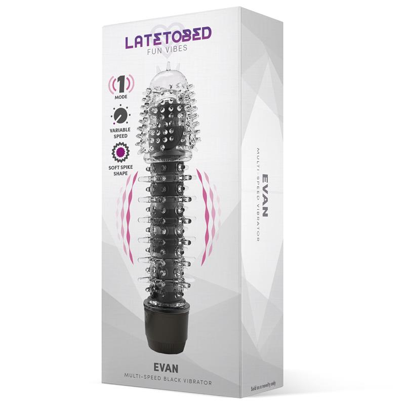 Evan Vibrador Multi Velocidad Negro - Imagen 3