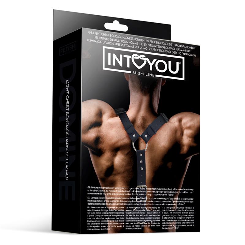 Fabrio Arnés Masculino para Bondage Cuero Vegano - Imagen 3