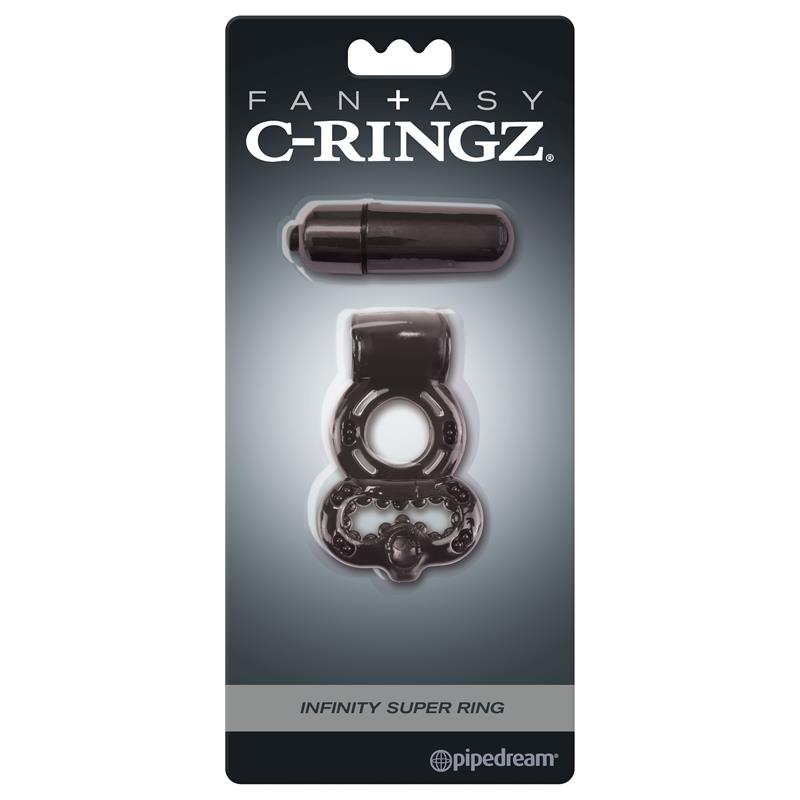 Fantasy C-Ringz Anillo Infinity Negro - Imagen 3