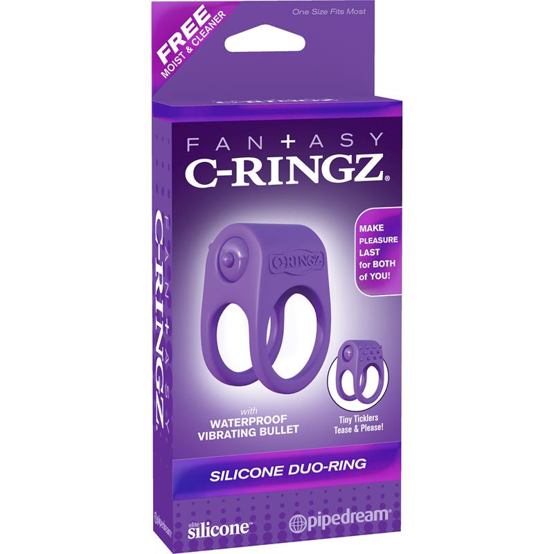 Fantasy C-Ringz Anillo Vibrador Duo Púrpura - Imagen 5