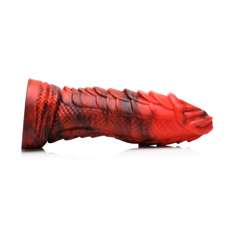 Fire Dragon Red Scaly Dildo Dragón - Imagen 4