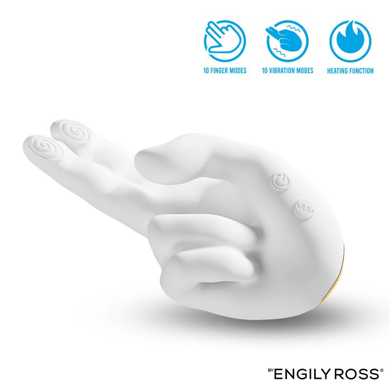 Flirty Hand Estimulador Finger con Efecto Calor - Imagen 4