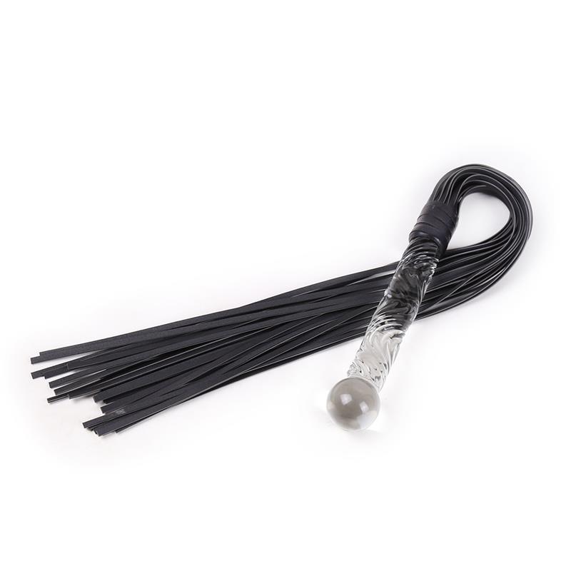 Flogger con Mango de Cristal 70 cm - Imagen 4