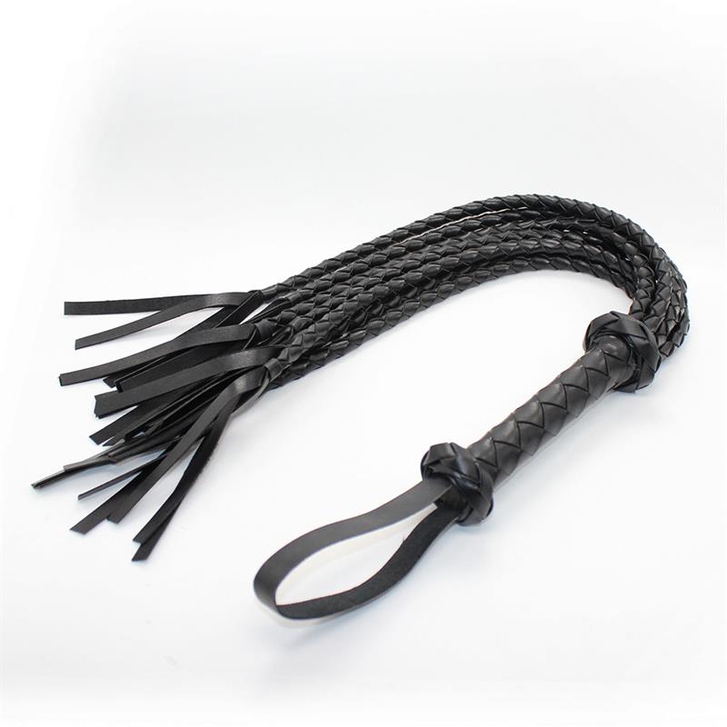 Flogger Trenzado 75 cm Negro - Imagen 3