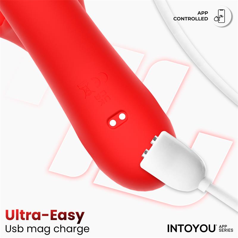 Franky Vibrador con Biting y Bola Rotativa con APP - Imagen 5