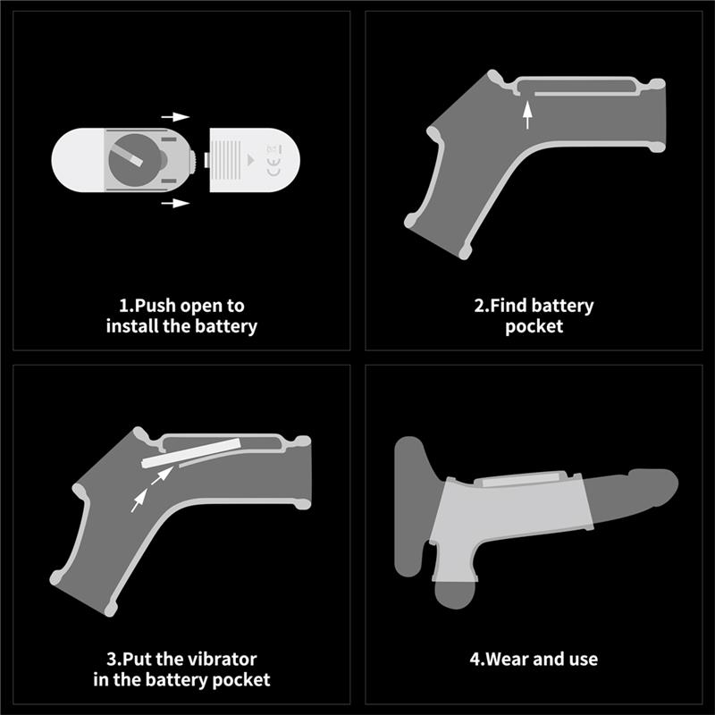 Funda el pene y testículos con vibración Ridge Knights - Imagen 4