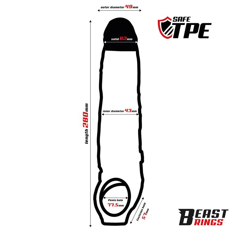 Funda para el Pene 28 cm - Imagen 4