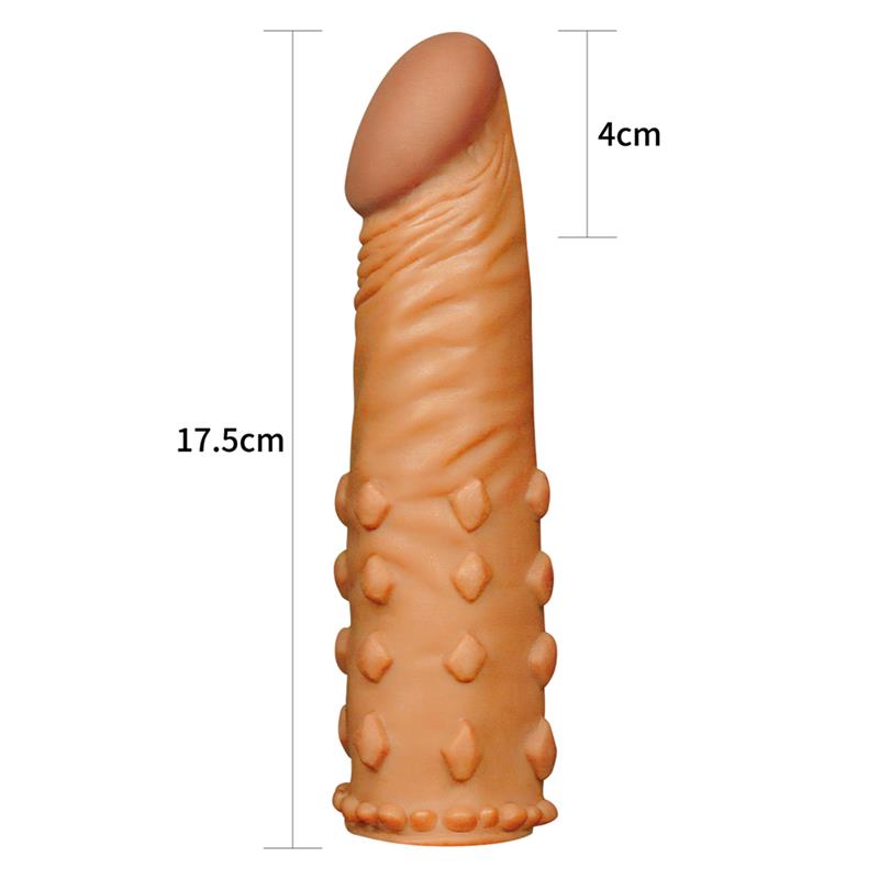 Funda para el Pene Add 2 Pleasure X Tender Marrón - Imagen 4