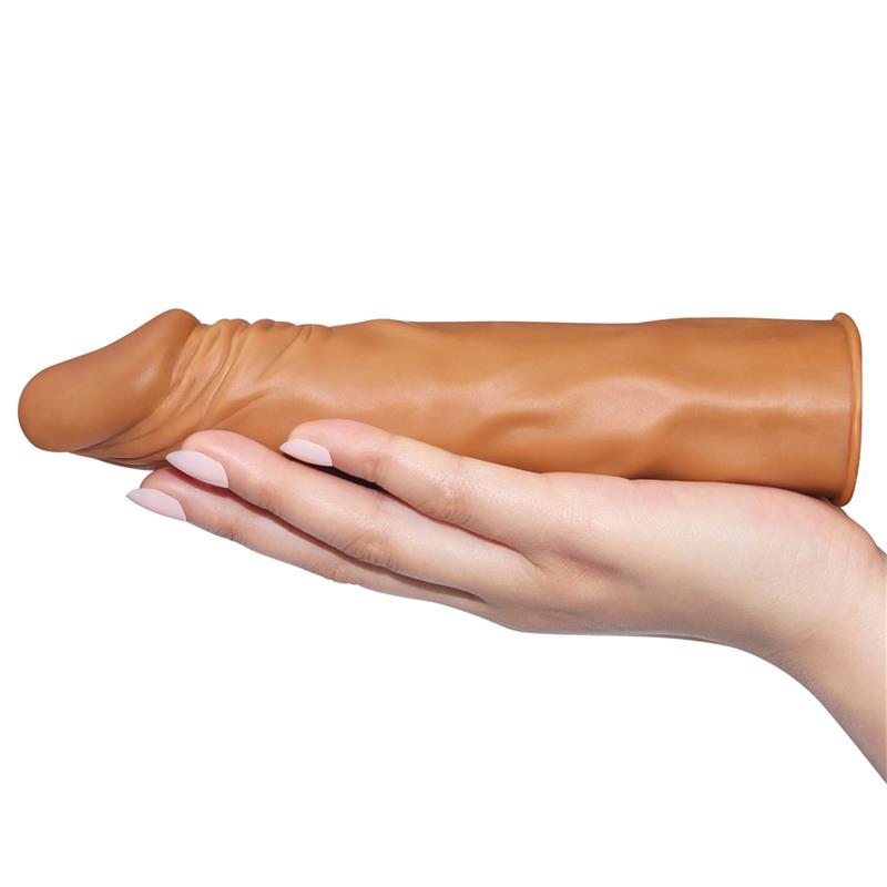 Funda para el Pene Add 2 Pleasure X Tender Marrón - Imagen 3