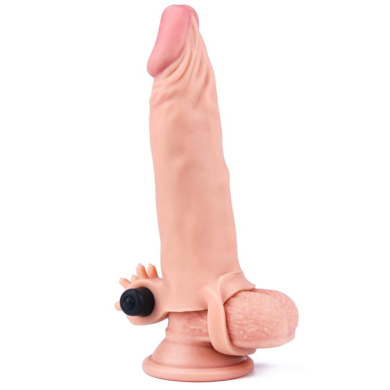 Funda para el Pene con Vibración Add 2 Pleasure X-Tender Natural - Imagen 3