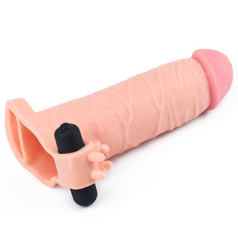 Funda para el Pene con Vibración Add 2 Pleasure X Tender Natural - Imagen 3