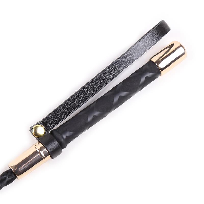 Fusta Clásica Negro y Dorado 30 cm - Imagen 4