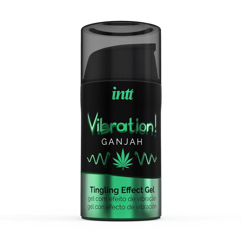 Gel Vibrador Efecto Calor Ganjah 15ml - Imagen 4
