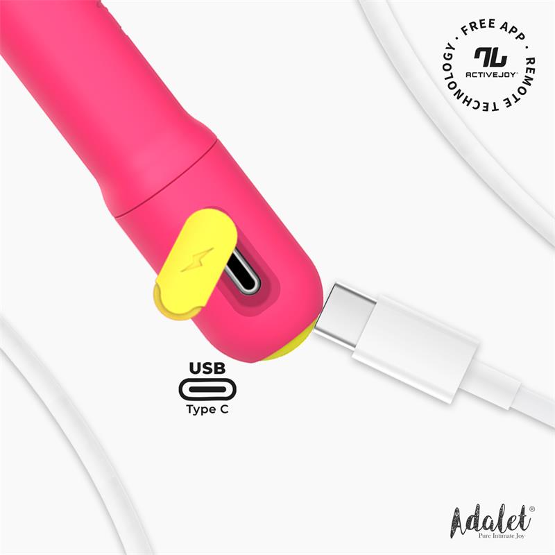 Gently Estimulador Punto G con APP Rosa - Imagen 4