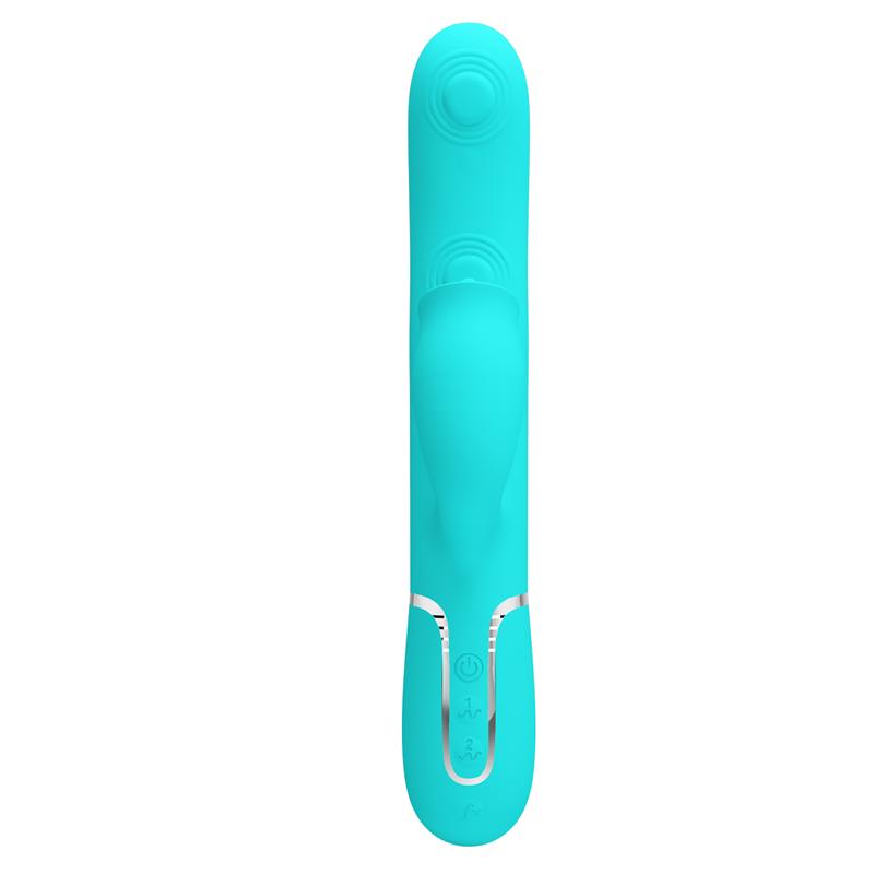 Gigi Vibrador con Licking y Thumping Turquesa - Imagen 4