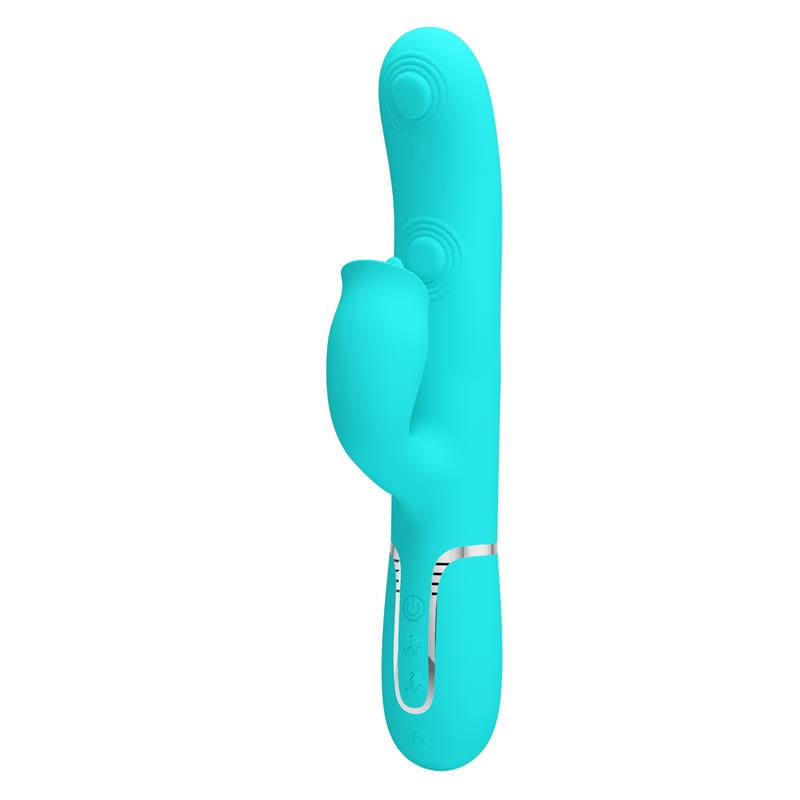 Gigi Vibrador con Licking y Thumping Turquesa - Imagen 6