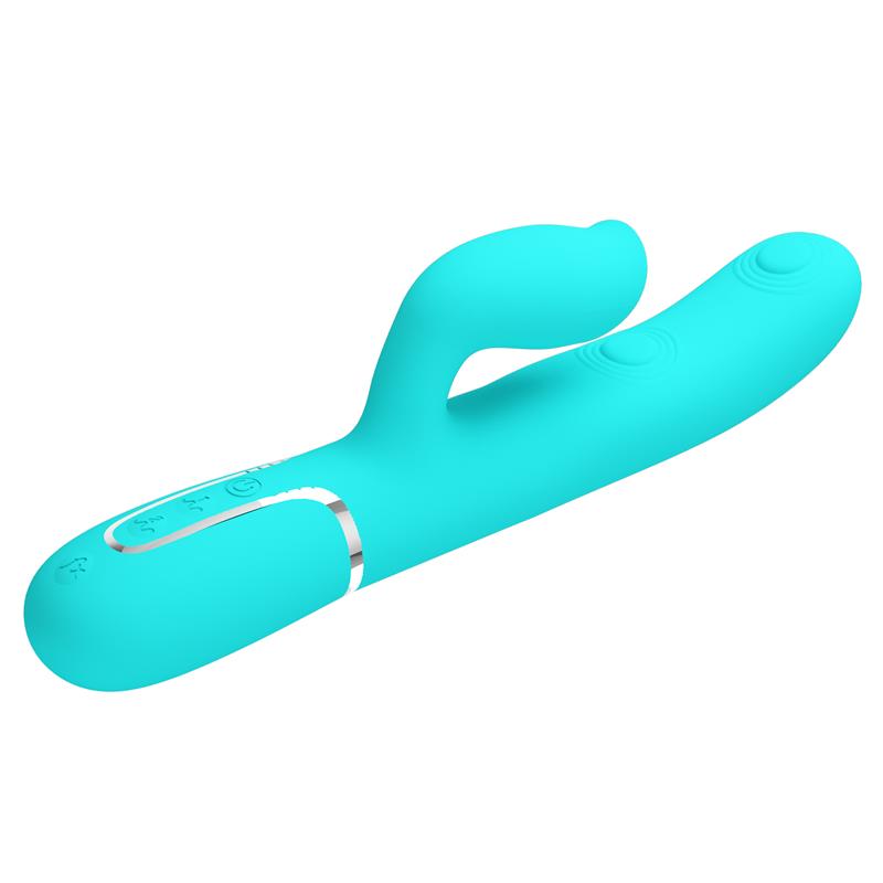 Gigi Vibrador con Licking y Thumping Turquesa - Imagen 7