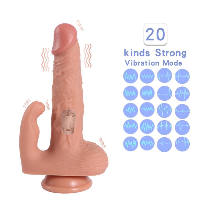 Haydon Dildo con 20 Modos de Vibración y Estimulador de Clítoris - Imagen 5